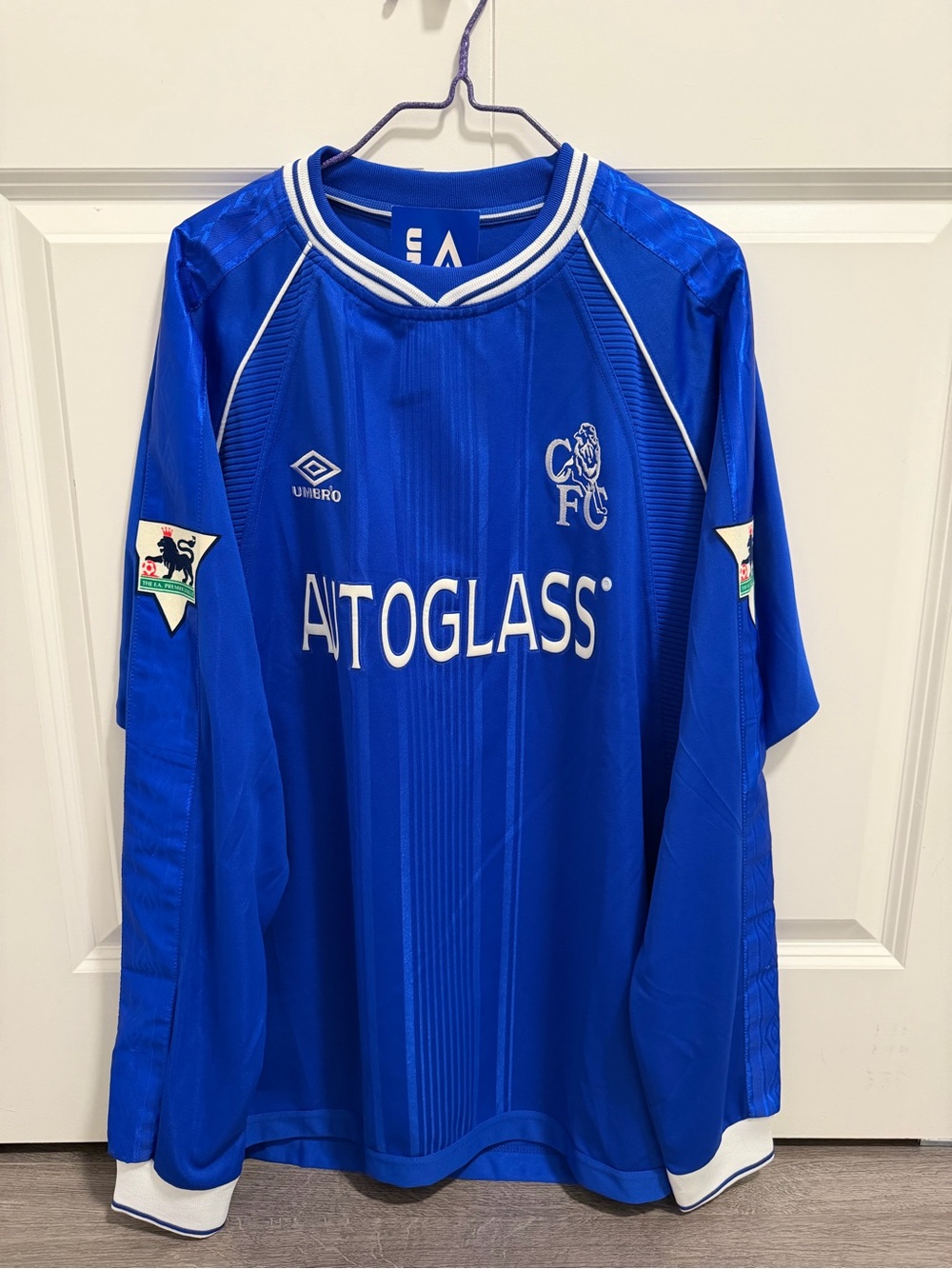 Umbro Chelsea ZOLA Royal Blue Long Sleeve Football Jersey